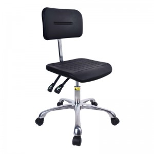 Bezpieczeństwo pracy Elastyczne antystatyczne krzesło z pianki PU do pomieszczeń czystych ESD